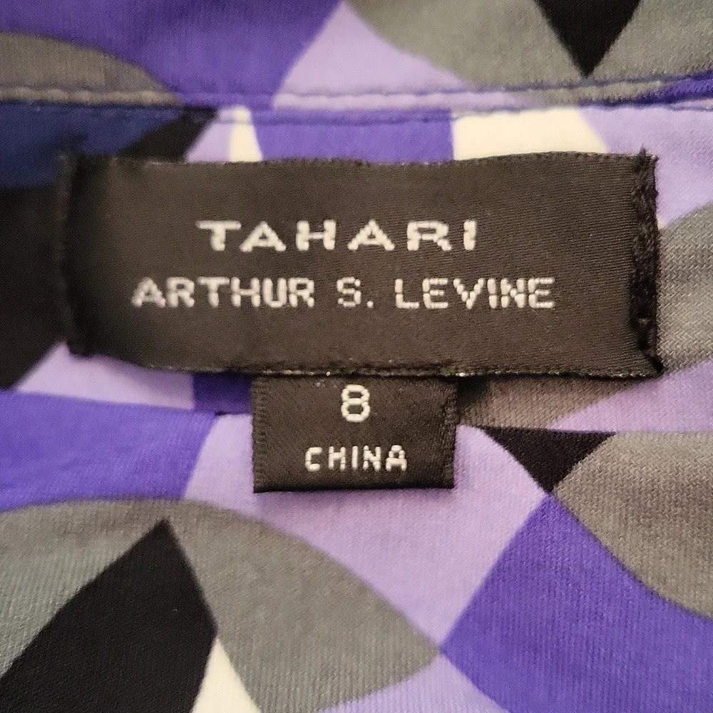 TAHARI V-Neck Dress (Size 8) - Picture 11 of 12